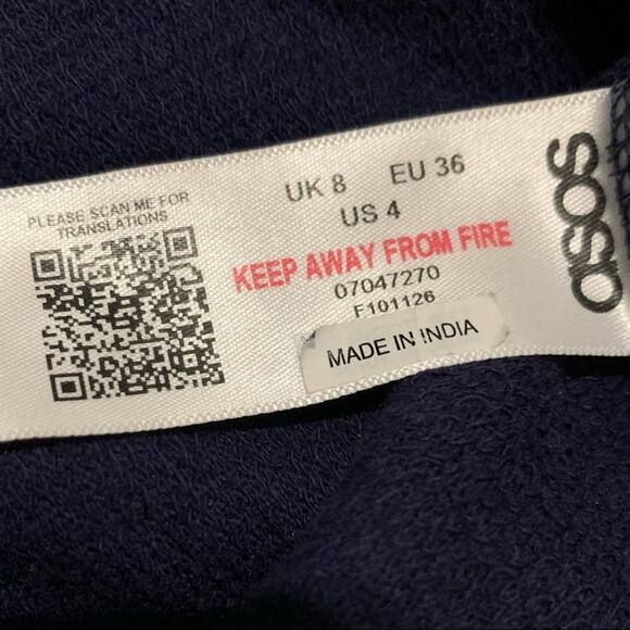 ASOS Navy Rocket Knit Sweater Size Small - Picture 4 of 7